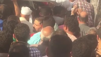  تشييع جثامين أب ونجليه ضحايا حادث طريق جمصة