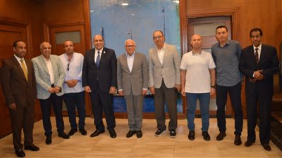 محافظ بورسعيد يستقبل رئيس الاتحاد الأفريقي للكونغوفو ورئيس اتحاد الكيك بوكسنج 