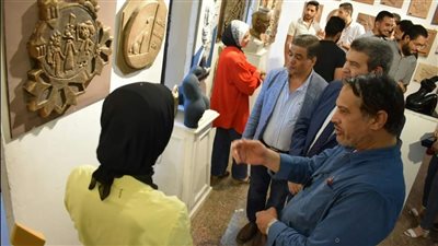 إبداعات طلابية معرض فن تشكيلى وورش فنية بالمنيا