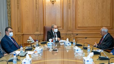 وزير الإنتاج الحربي يناقش مع علماء مصريين الاستفادة من خبراتهم