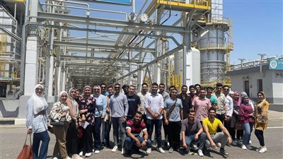 زيارة ميدانية لطلاب برنامج البتروكيماويات بعلوم المنصورة لشركة النصر للبترول-السويس (NPC)