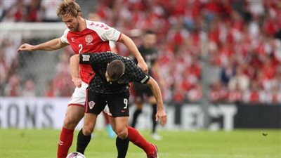 ملخص ونتيجة مباراة الدنمارك وكرواتيا في دوري الأمم الأوروبية 