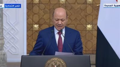 رئيس القيادة اليمني: نريد الاستفادة من التجربة المصرية الرائدة في التعليم والصحة