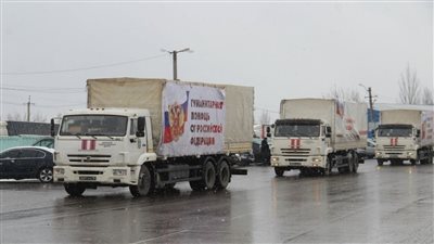 ١٨٦ طنا مساعدات إنسانية من داغستان إلى دونباس والقرم 