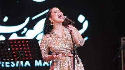 نسمة محجوب تتألق في حفلها الجديد