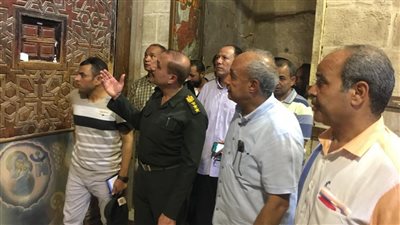 تفقد مشروع تطوير دير وكنيسة جبل الطير بمحافظة المنيا
