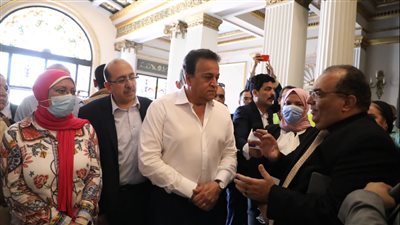 خالد عبد الغفار يتفقد أعمال تطوير المركز الأفريقي لصحة المرأة بالإسكندرية