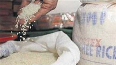 ضبط 4 أطنان أرز مجهول المصدر في 15 مايو