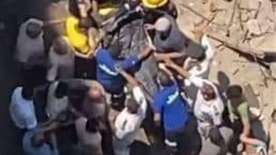 ننشر صورا من موقع حادث انهيار عقار الوايلي 