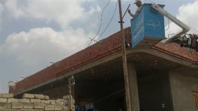 فصل التيار الكهربائي عن المنازل المقامة على أراضي الدولة بالشرقية