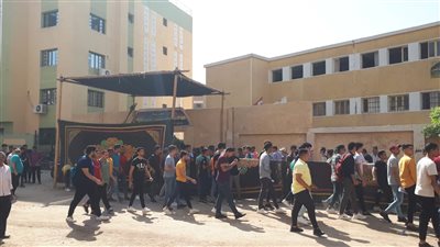 انطلاق ماراثون الشهادة الثانوية وسط انتظام دخول الطلاب بلجان قنا