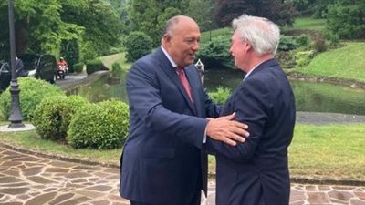  سامح شكري يلتقي وزير خارجية لوكسمبورج 