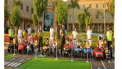 أمن الأقصر يزور مستشفى الأورمان للأطفال للمرضى 