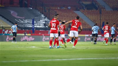 صور مباراة الأهلي وغزل المحلة في الدوري بكاميرا الفجر الرياضي