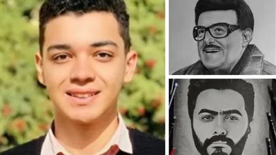 محمد النزهي «يد من ذهب» ترسم المشاهير: «بدأت بالشخبطة وكورونا كلمة السر في تطوير موهبتي» 