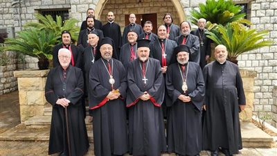 بطريرك الأقباط الكاثوليك والأنبا توما حبيب يزوران بطريرك السريان الكاثوليك الأنطاكي بلبنان