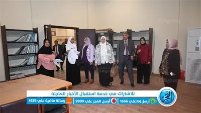  لجنة قطاع التمريض بالمجلس الأعلى للجامعات في زيارة لطب الفيوم 
