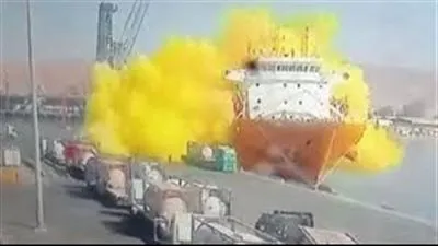 الأردن تؤكد عدم وقوع تسرب جديد للغاز في ميناء العقبة