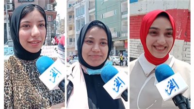 طالبات بدمنهور عقب امتحان 