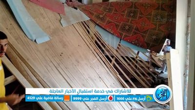 إصابة 10 طلاب نتيجة انهيار سقف الدرس الخصوصي عليهم في كفر الشيخ (صور)