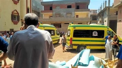 تفاصيل سقوط سقف على ٦٠ طالبا بكفر الشيخ 