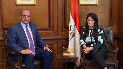 وزيرة التعاون الدولي تلتقي رئيس معهد التخطيط القومي لبحث مجالات التعاون المشترك