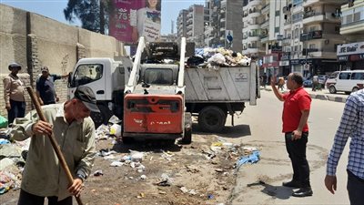 رفع 310 طن أتربة من شوارع وميادين الدقهلية...صور 