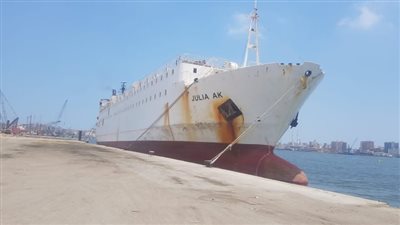 26 سفينة إجمالي الحركة الملاحية بموانئ بورسعيد