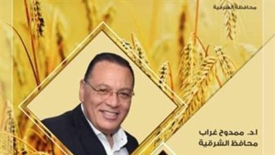 محافظ الشرقية: استقبال ٦٢٨٢٥٨ طن و٩٣٢ كيلو من حبوب الذهب الأصفر