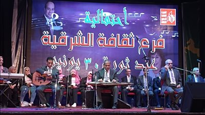ثقافة الشرقية تواصل الاحتفال بثورة يونيو