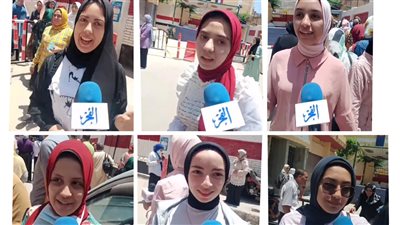 فرحة طلاب الثانوية العامة بالبحيرة بسهولة امتحان اللغة الإنجليزية (فيديو)