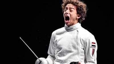 والدة لاعب منتخب مصر لسلاح سيف المبارزة: 