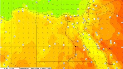 الأرصاد ترصد بيانا تفصيليا عن طقس عطلة الأسبوع