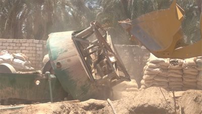 حملات مكبرة تتمكن من إزالة 10 طواحين ذهب في قوص 