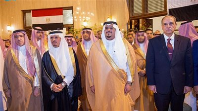  محمد بن عبدالعزيز يحضر حفل القنصلية المصرية المقام في الرياض