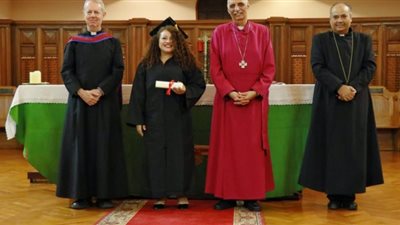 الكنيسة الأسقفية الأنجليكانية تحتفل بتخريج دفعة جديدة من طلاب الكلية ومعهد جبال النوبة