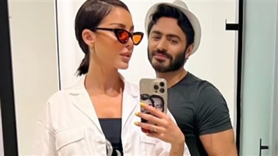 تامر حسني مع بسمة بوسيل في أحدث ظهور