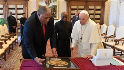 البابا فرنسيس يستقبل رئيس جمهورية فيجي