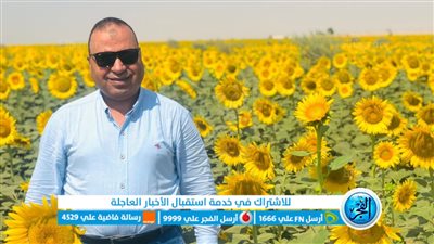 بشرى سارة لمزارعي دوار الشمس الزيتي وفول الصويا بالفيوم 