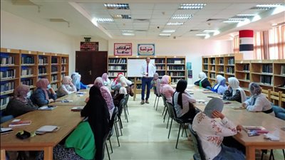 افتتاح دورة التدريب الميداني لطلبة قسم المكتبات والمعلومات بثقافة القليوبية