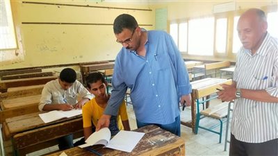 توفير الجو المناسب لأداء امتحانات الدور الثاني للشهادة الإعدادية بقنا