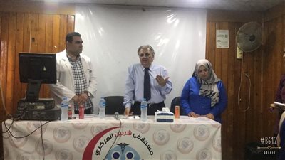 تفاصيل اجتماع وكيل وزارة الصحة بالدقهلية بقيادات مستشفى شربين