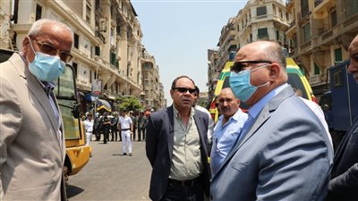  تشكيل لجنة هندسية لمعاينة عقار العتبة المحترق