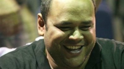 محمد ممدوح في كواليس تصوير مسلسل 