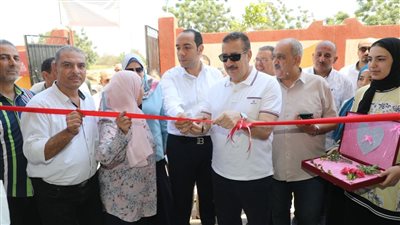 محافظ المنوفية يفتتح مدرسة بمم الثانوية ويتفقد أعمال تطوير موقف سيارات بتلا