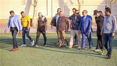 مجدي عبد الغني يتفقد قطاع الناشئين بنادي السكة الحديد
