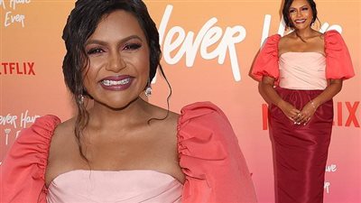 ميندي كالينج تحتفل بالعرض الخاص للموسم الثالث من Never Have I Ever