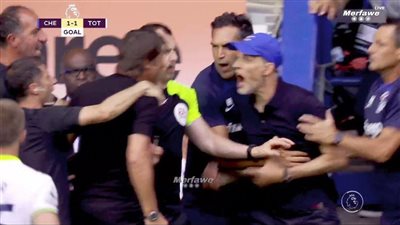 بالفيديو.. خناقة بين كونتي وتوخيل خلال مباراة تشيلسي وتوتنهام هوتسبير