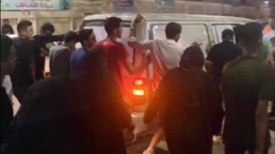 جنازة مهيبة لبطل مصر وإفريقيا للدراجات بالمنصورة