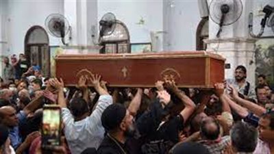 أسقف شمال الجيزة يترأس صلوات «الثالث» لضحايا حادث حريق كنيسة أبي سيفين